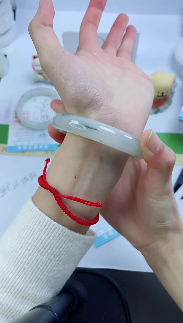 【闪购商品】石英质玉手镯未镶嵌763-58.5