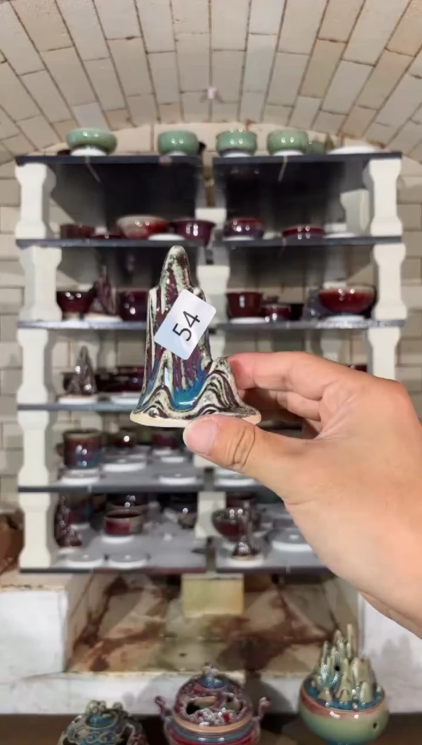 摆件精品窑变钧瓷茶器