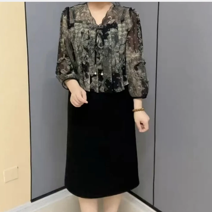 2025春季新款网红同款洋气气质韩版潮流连衣裙女开-5