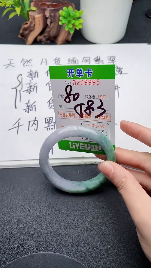 未镶嵌手镯翡翠95天然翡翠A货