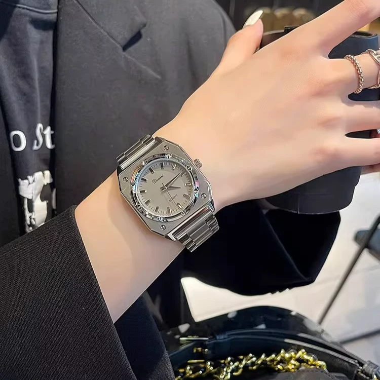 夏日爆款手表女士高级感小众艺术新款男女同款 2025学生情侣腕表