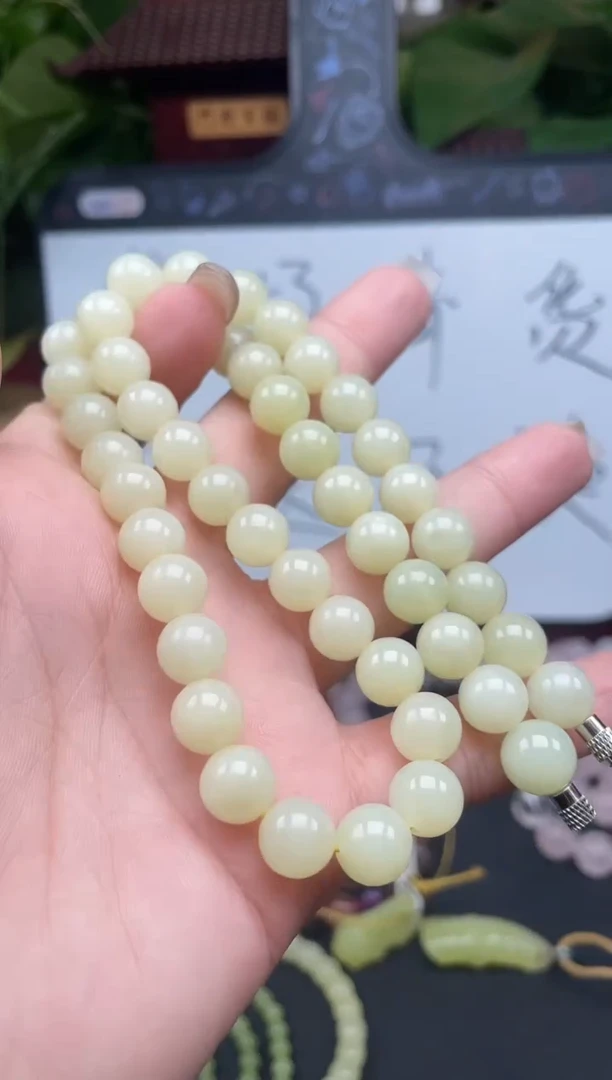 颈饰未镶嵌和田玉项链多样性发其一TC134