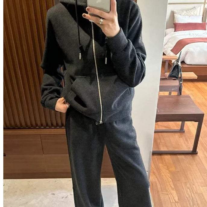 NE2025时尚松弛感懒人休闲绵羊毛套装2186Q