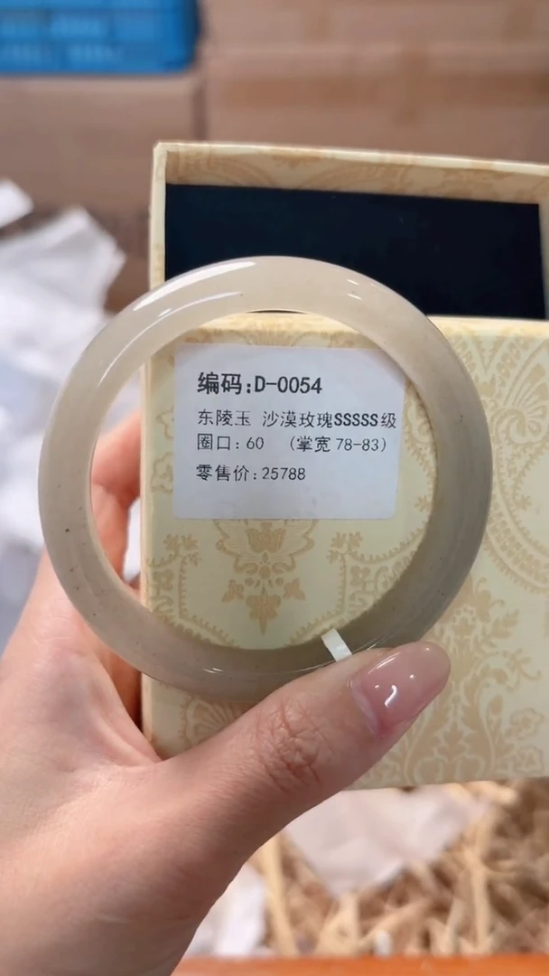 未镶嵌手镯石英质玉D-0054