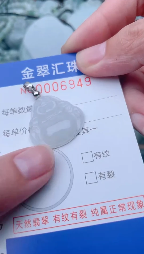 颈饰未镶嵌翡翠6949