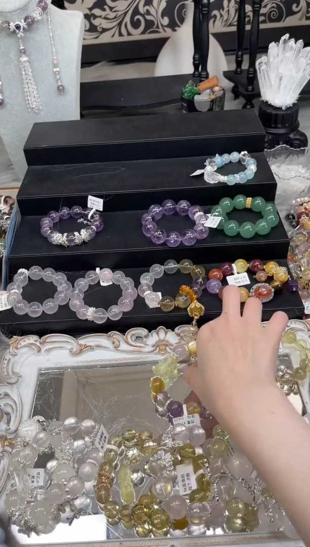 【闪购商品】水晶手链未镶嵌天然水晶 多样性发货