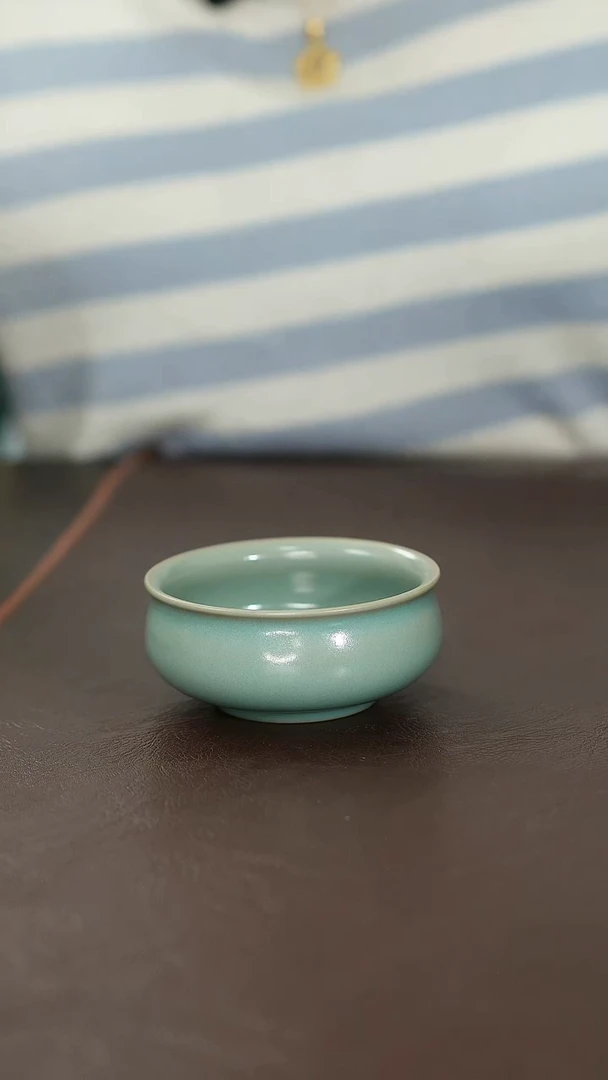 摆件原矿汝宋汝瓷364