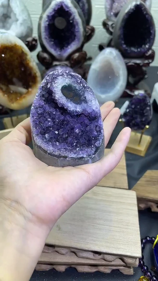 未镶嵌大型摆件（非配饰）紫晶141号摆件