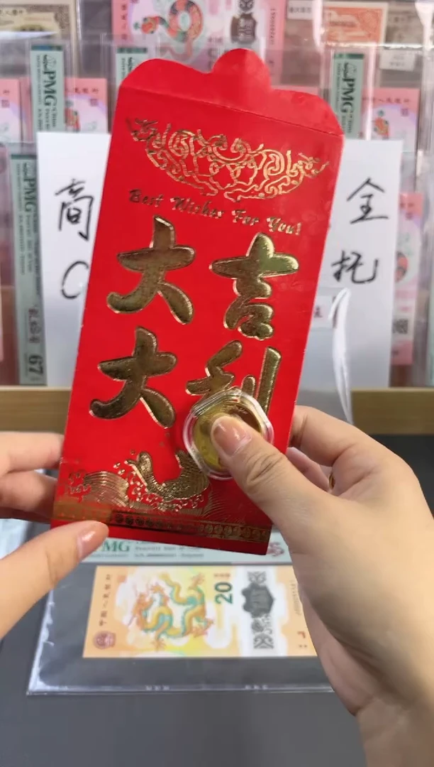 塑料法定货币二轮生肖币猴年纪念币1枚