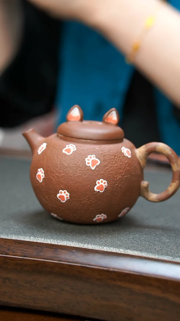 【闪购商品】紫砂茶壶紫泥猫爪壶