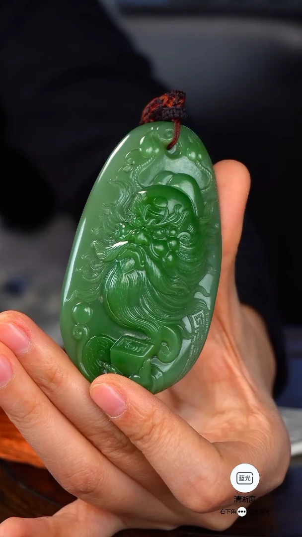 未镶嵌和田玉挂件龙*天天官赐福