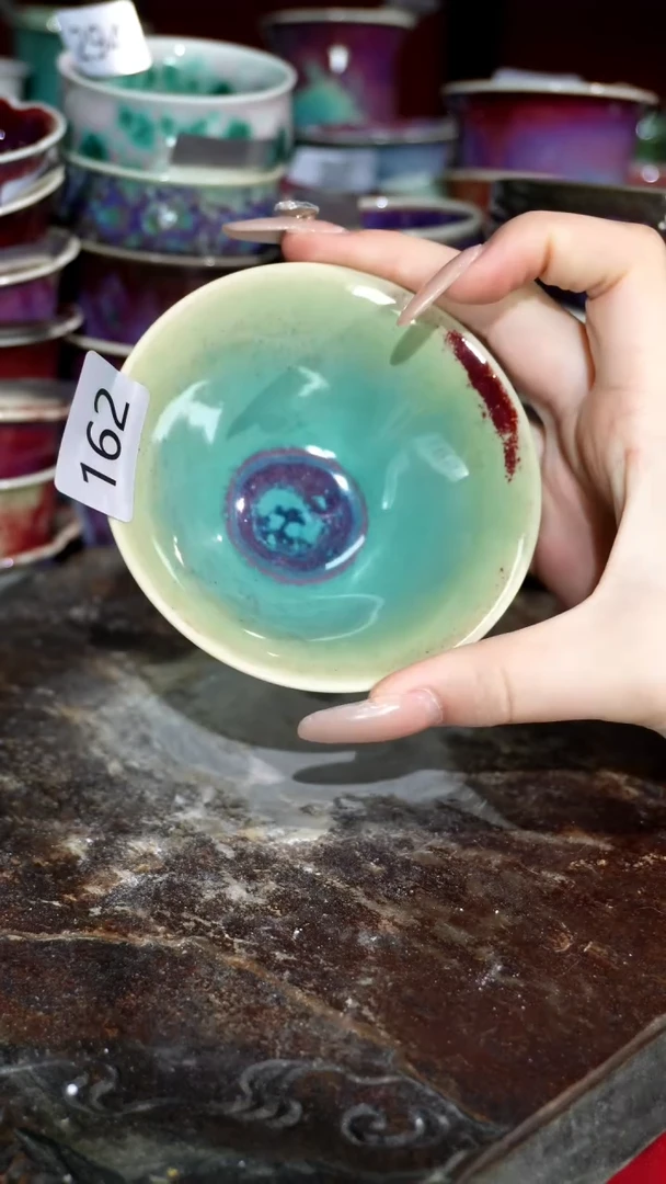摆件精品窑变钧瓷茶器