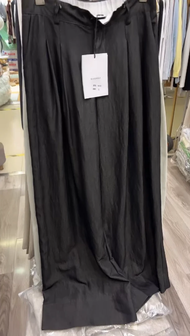 拉腿长显瘦西服面料裤