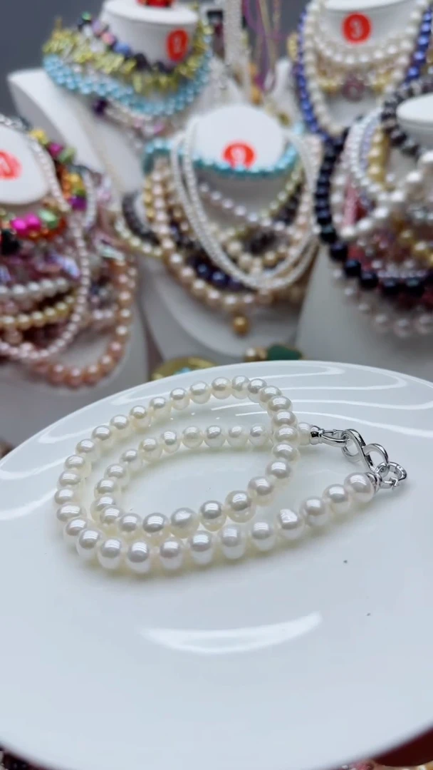 淡水珍珠未镶嵌颈饰1