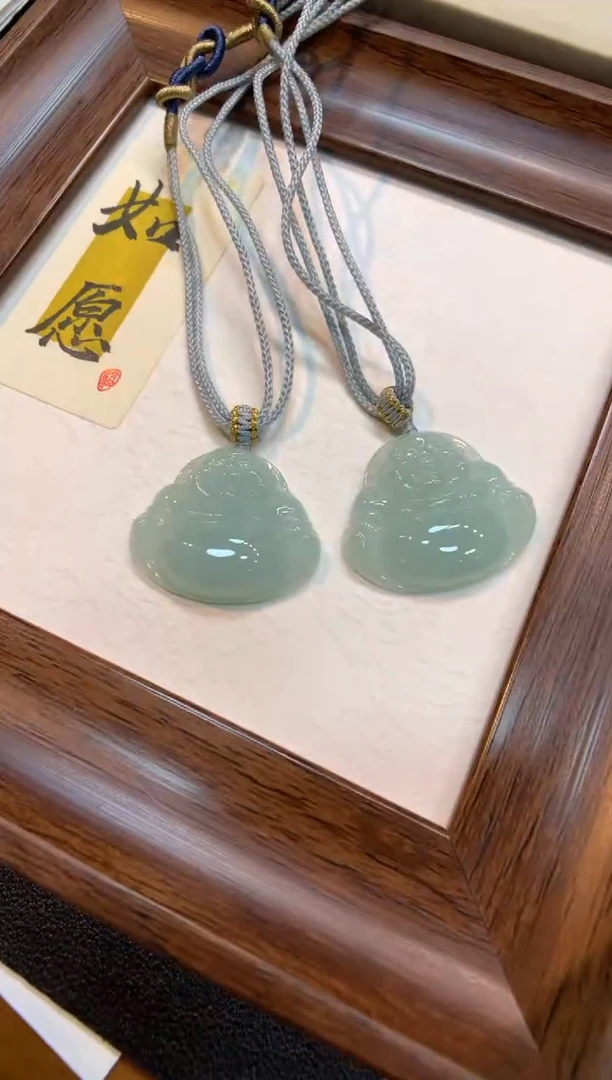 颈饰未镶嵌翡翠佛公 多样性发一件