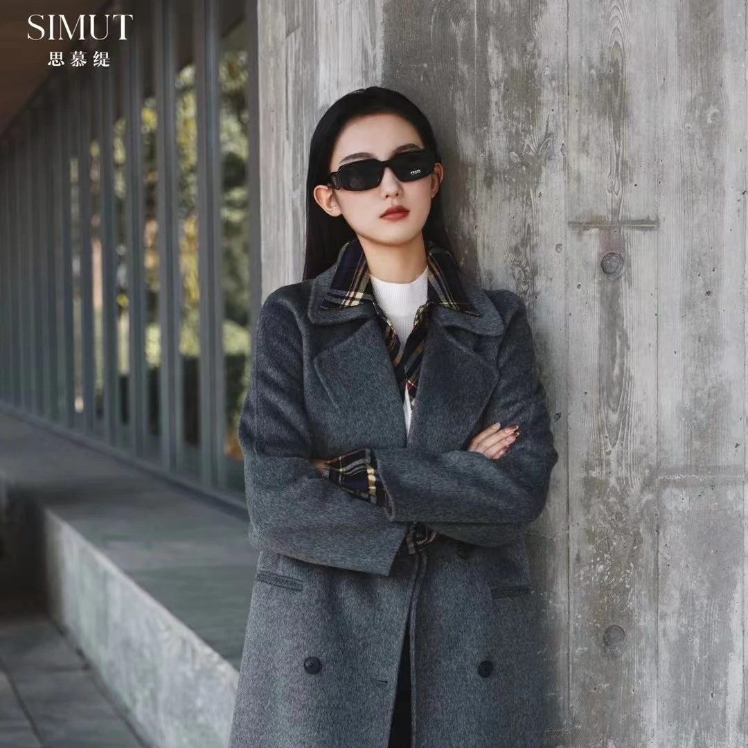 思慕  精品双面呢 棉服 孤品秒