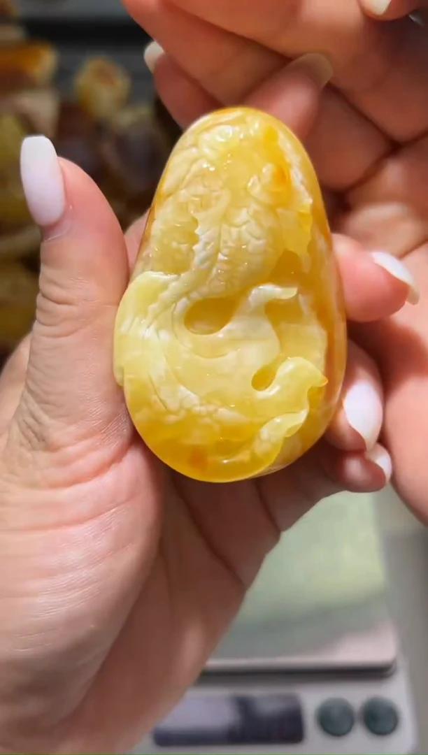 裸石琥珀未镶嵌琥珀蜜蜡吊坠