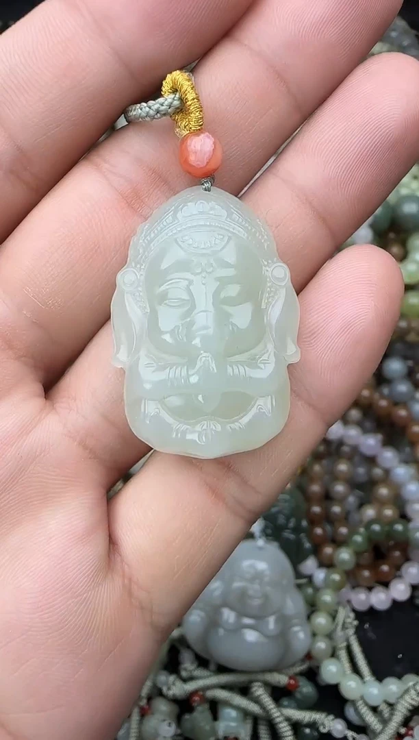 颈饰未镶嵌和田玉拍一发一