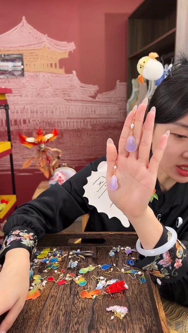 【闪购商品】刺绣苏绣世家非遗手工（耳环）