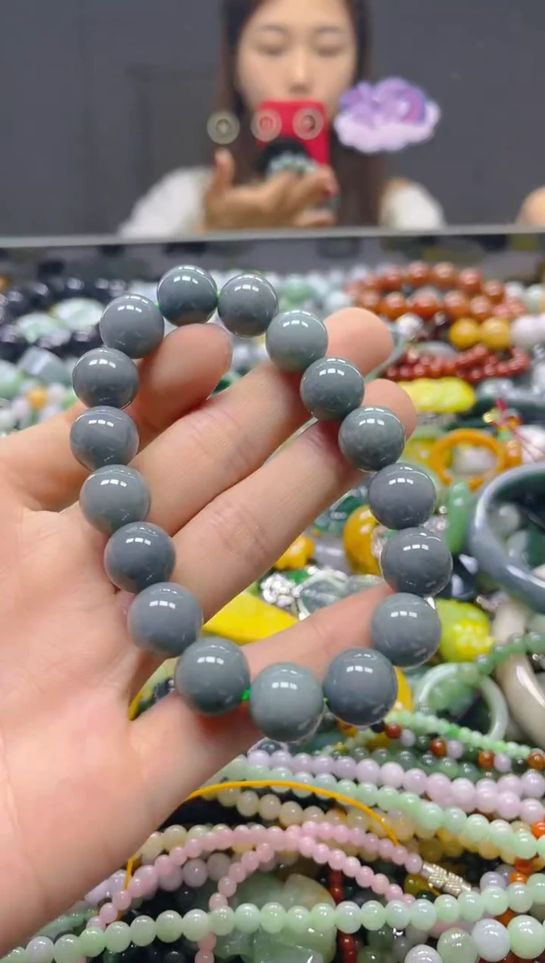 颈饰未镶嵌翡翠11MM/N/翡翠A货，一件也是批发价