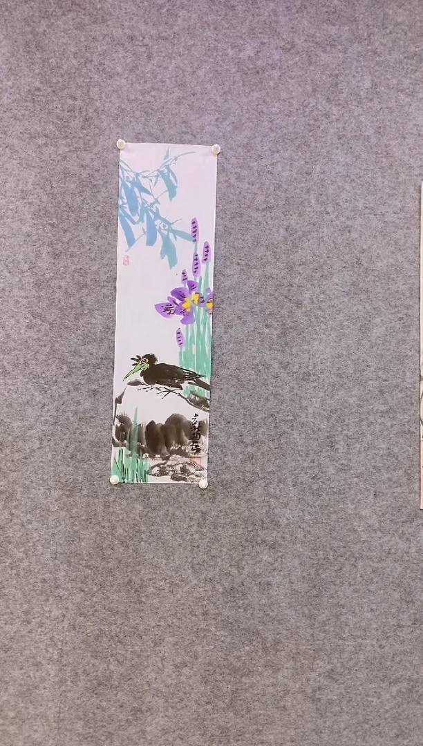 国画缪新农国画作品