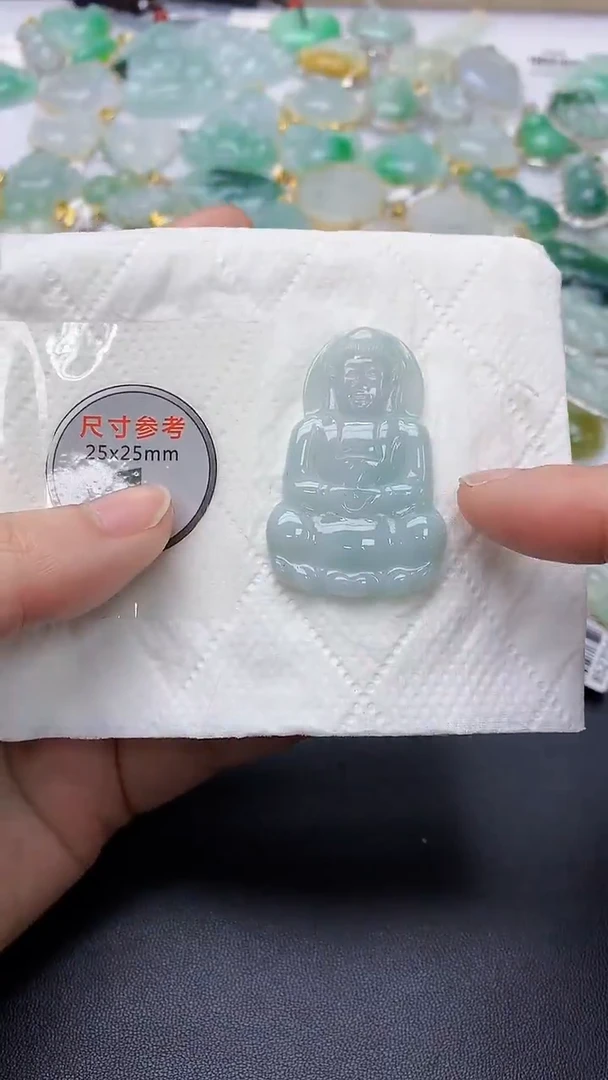 颈饰未镶嵌翡翠 天然缅甸A货百元以上9元证书费自理