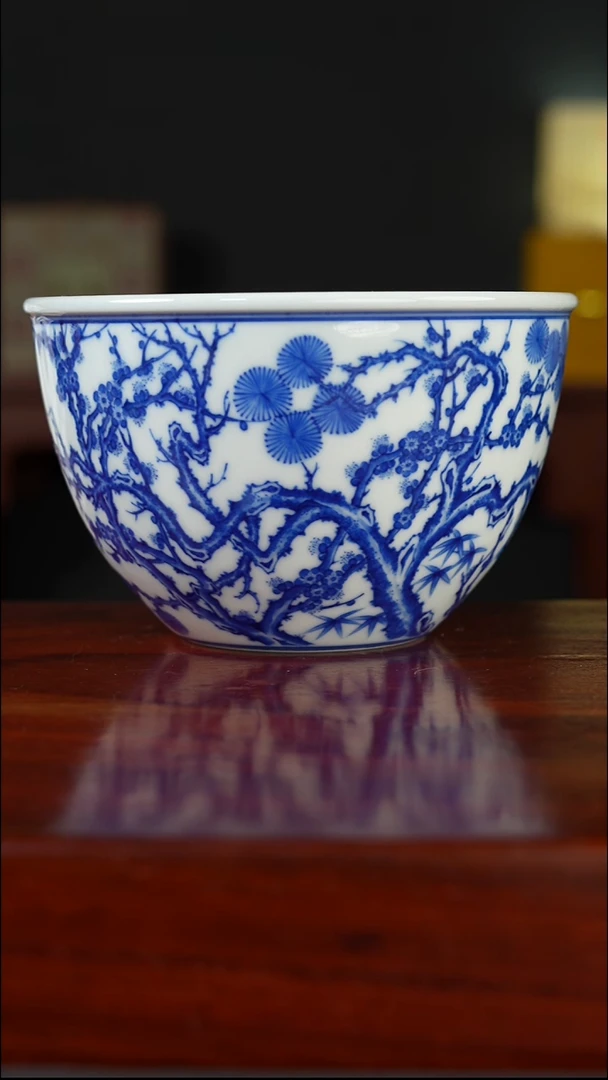 祖传窑  真柴窑传承400年松竹梅水洗·