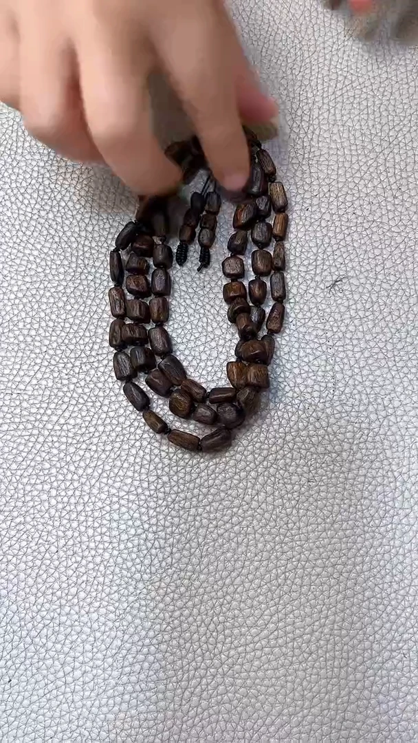 手串沉香棋楠乌身全沉水随型多圈多样性发其一