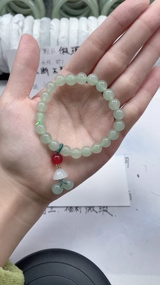 未镶嵌手镯石英质玉东陵玉手串包邮
