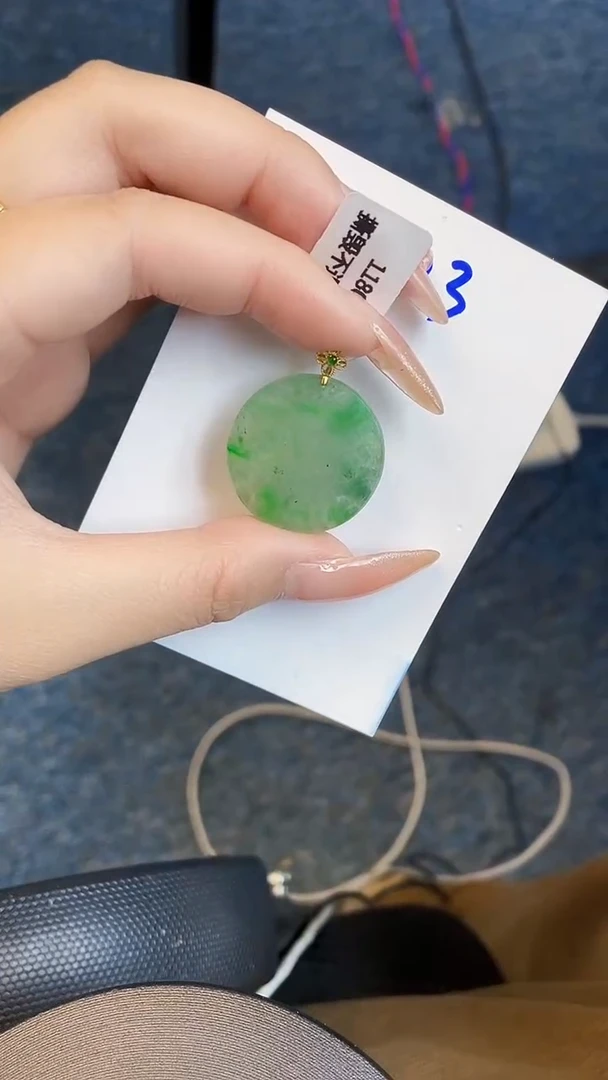 【闪购商品】翡翠颈饰18K金镶嵌00000000