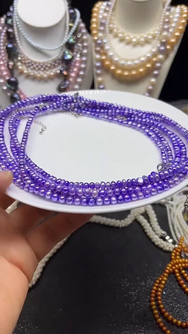 淡水珍珠未镶嵌颈饰多人