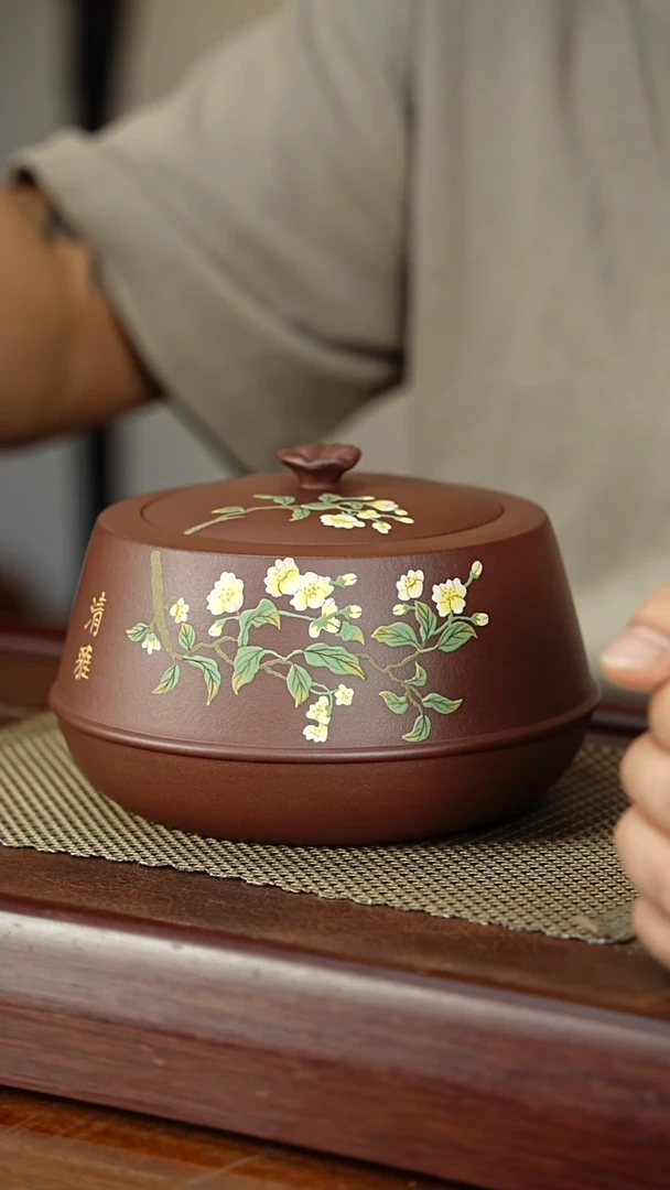 宜兴原矿紫砂茶叶罐