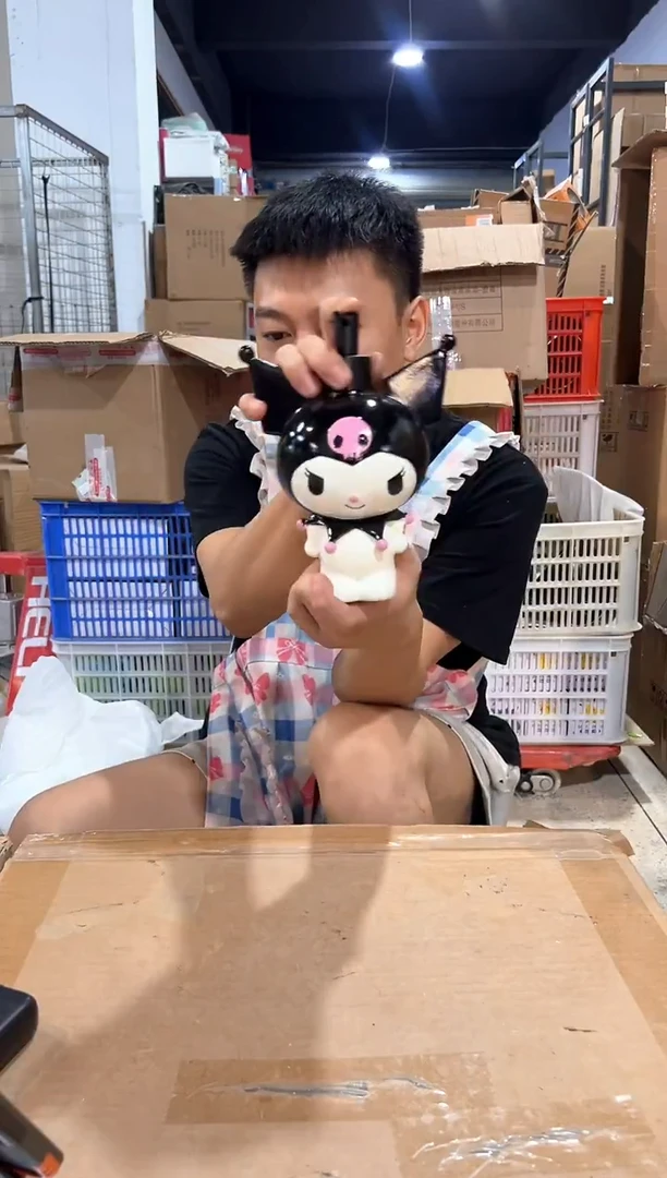 瓷片库洛米全身按压瓶 树脂