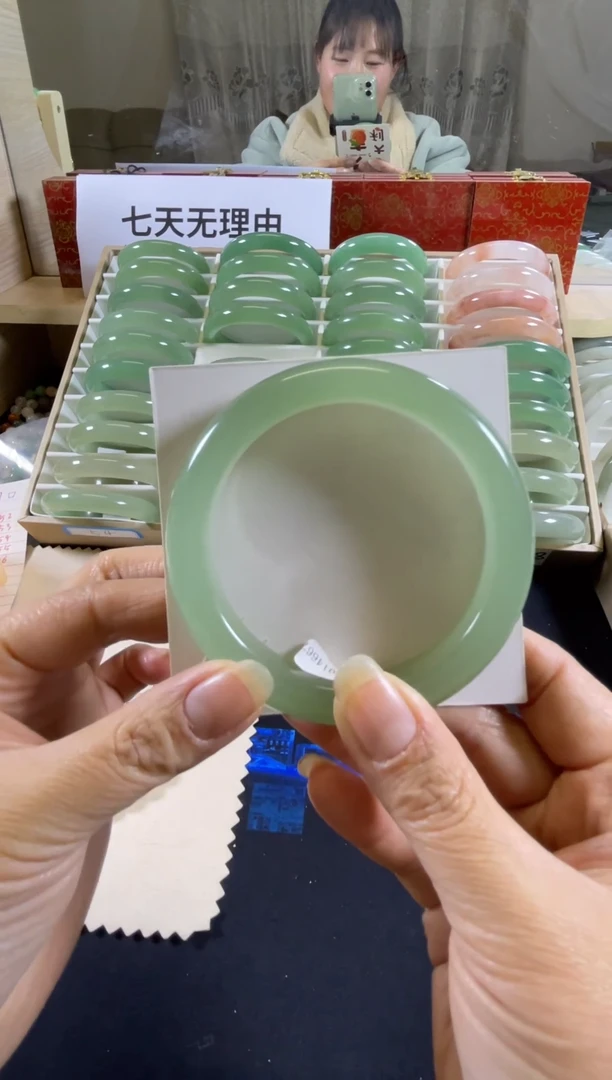 未镶嵌手镯东陵石59圈口