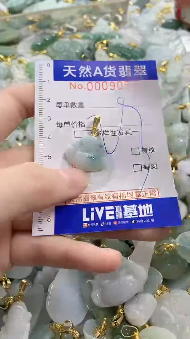 颈饰未镶嵌翡翠天然A货翡翠