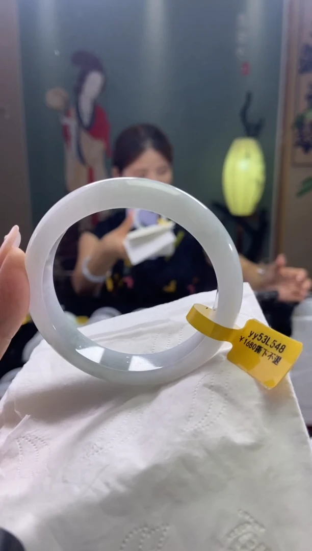 翡翠手镯未镶嵌圈口x55