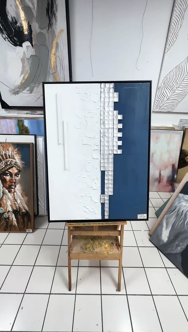 168现代艺术装饰画油画75cm*100cm