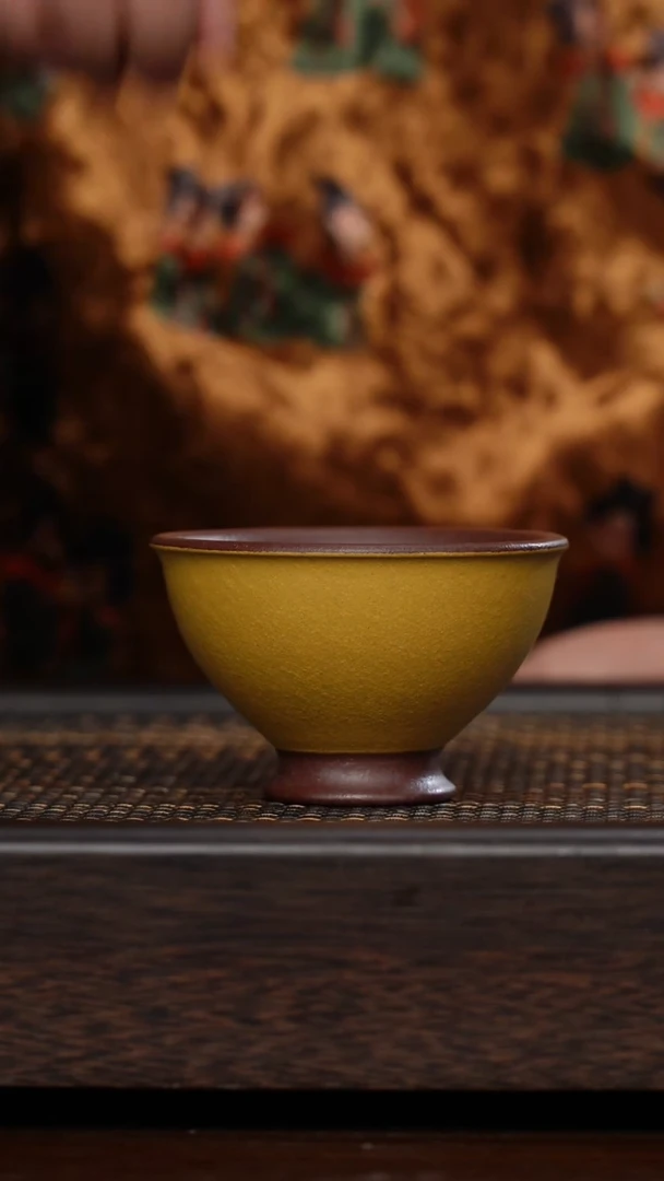 【闪购商品】紫砂茶杯福利紫砂粉浆黄段