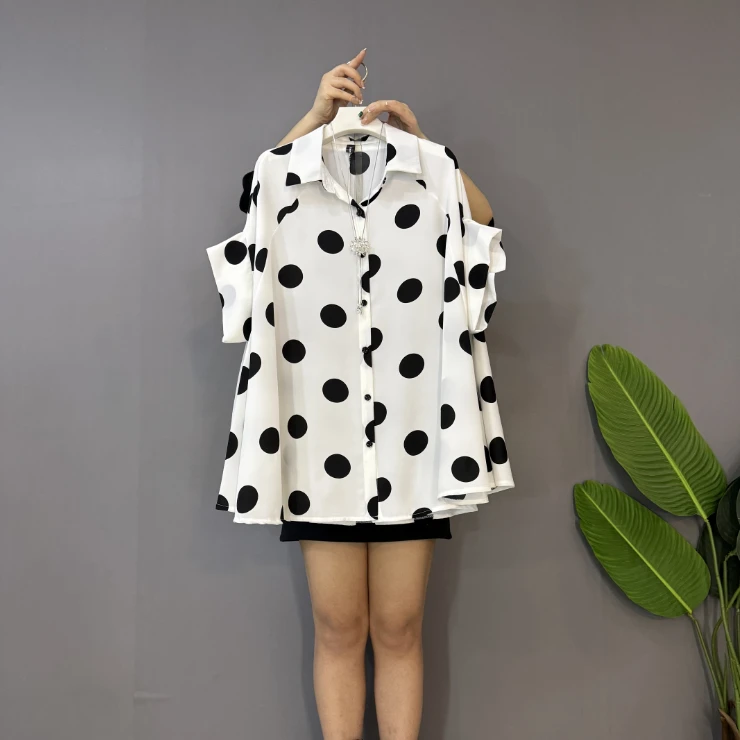 新款大码女装时尚洋气百搭宽松蝙蝠袖显瘦大衫