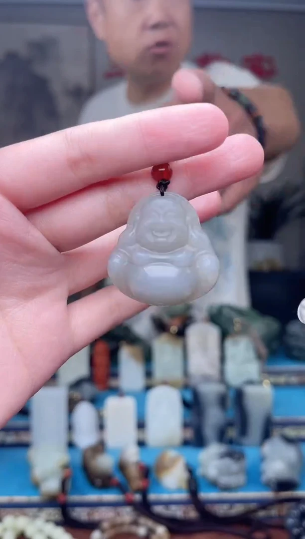 和田玉未镶嵌挂件1