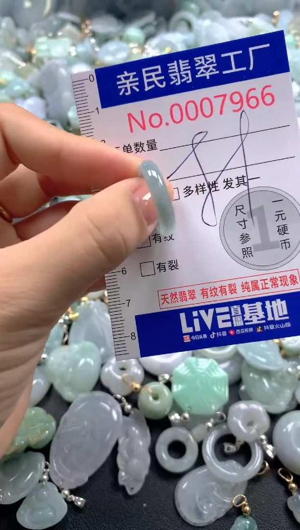 颈饰未镶嵌翡翠7966
