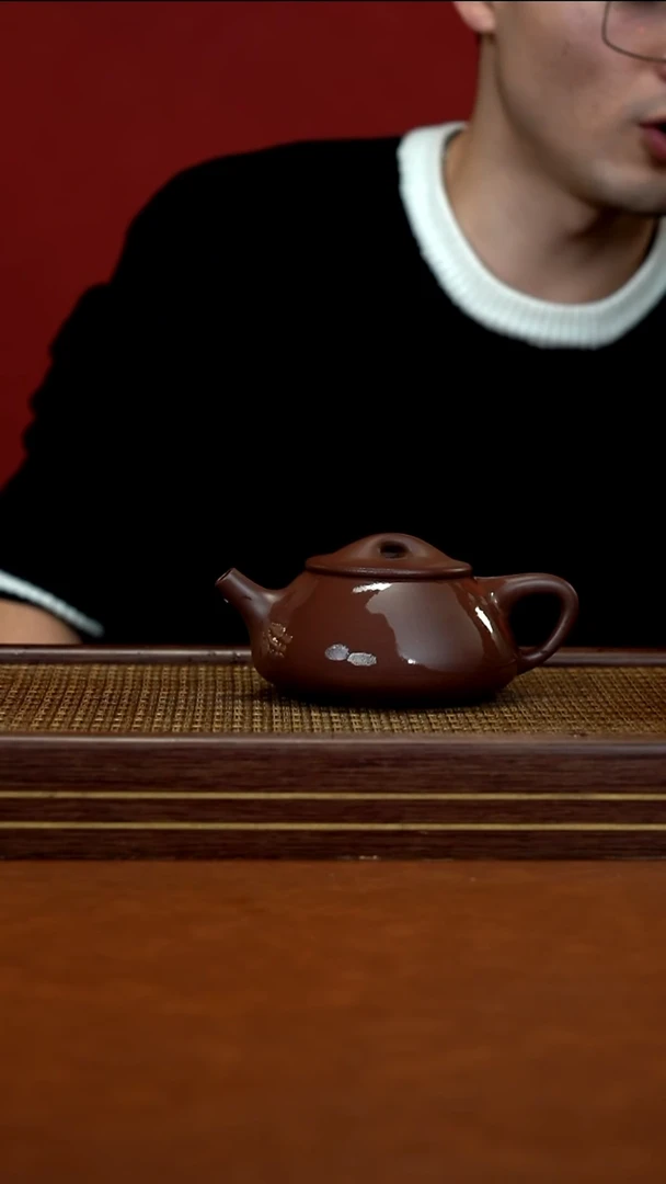 茶壶紫砂   LY    一厂老紫泥     景舟满瓢    300cc
