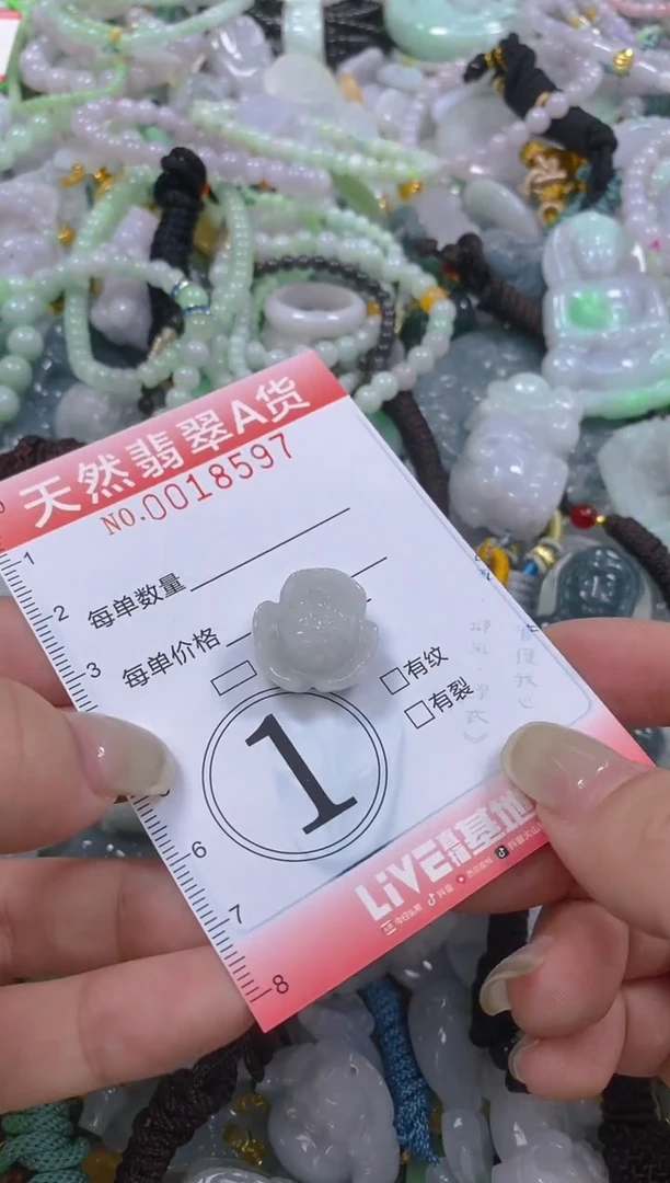 翡翠未镶嵌颈饰闪购0018597