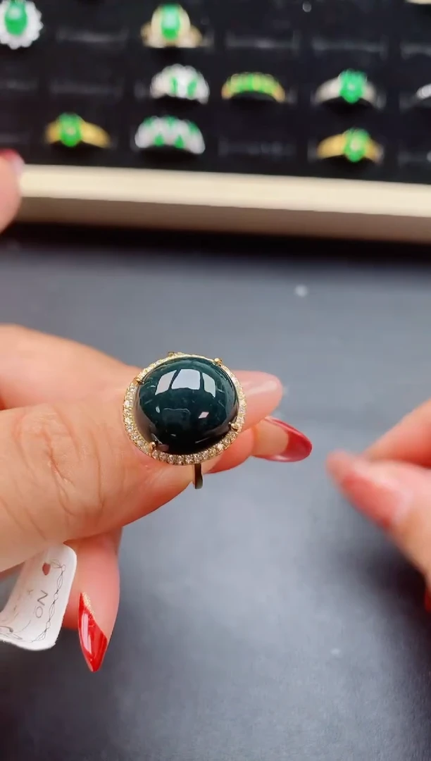 【闪购商品】翡翠戒指银S925镶嵌321321