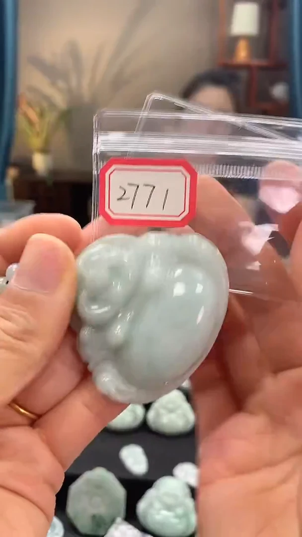 颈饰未镶嵌翡翠佛公2771
