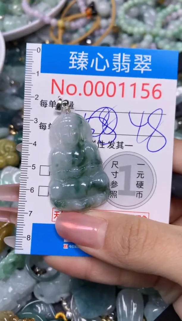 【闪购商品】翡翠颈饰未镶嵌含绳0001156