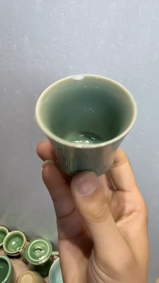 青瓷手工茶器包邮不带礼盒