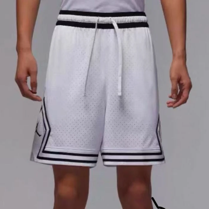 NIKE/耐克 AJ男子速干网眼布短裤篮球运动裤HF9911-100流光风