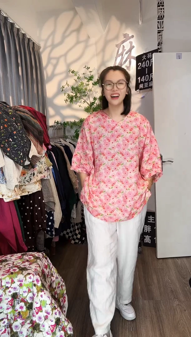 亚麻大码女装系列。