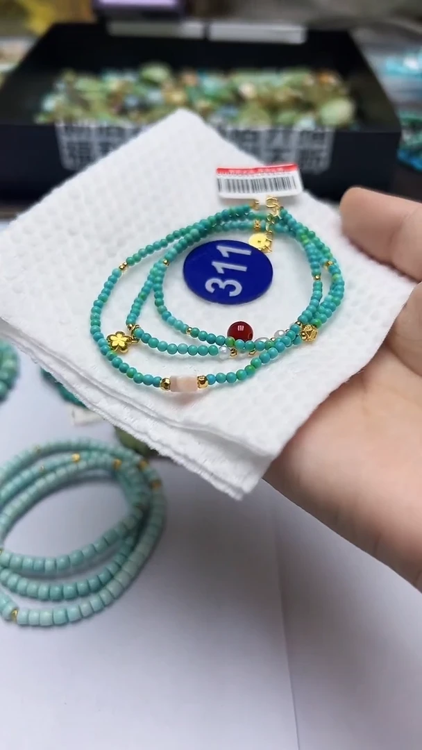 玛瑙/玉髓手链银S925镶嵌311